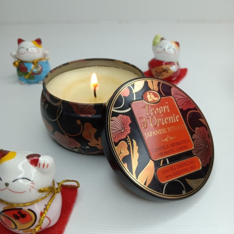 Bộ Nến Thơm Hương Nước Hoa Ý Tesori D'Oriente 3 Tầng Hương Dịu Nhẹ 200g