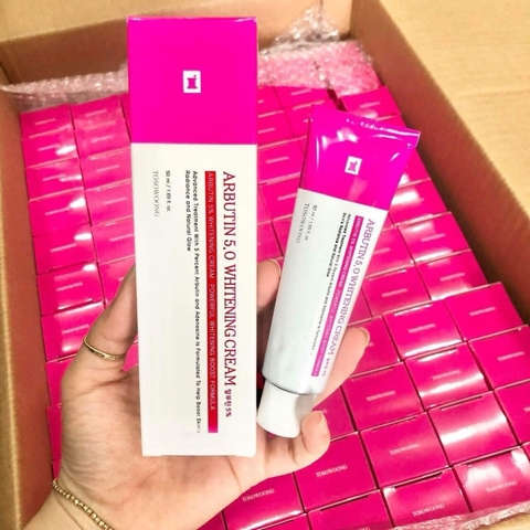 a697 - Kem Dưỡng Trắng Da, Mờ Thâm Nám Tosowoong Arbutin 5% Whitening Cream Hàn Quốc 50ml