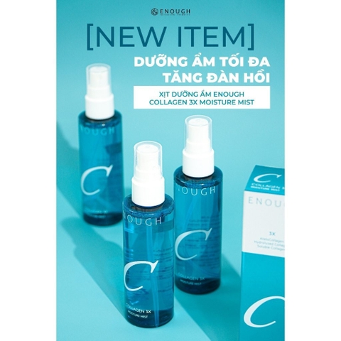 Xịt Khoáng Dưỡng Ẩm, Làm Dịu Da Enough Collagen Mist Các Loại Hàn Quốc 80ml & 100ml