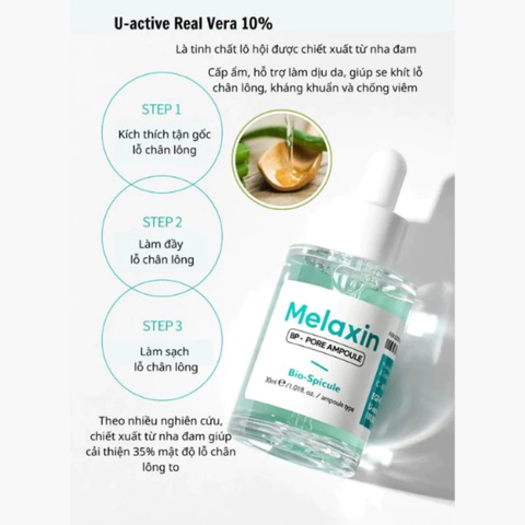 Tinh Chất Serum BP Sáng Da, Sạch Mụn Dr.Melaxin BP Pore Ampoule 30ml Cải Thiện Lỗ Chân Lông, Hàn Quốc