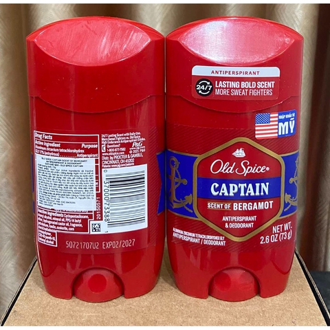 e483 - Sáp Lăn Khử Mùi Old Spice Nhiều Mùi Hương, Lưu Hương Lâu Dài Của Mỹ, 73, 85gram