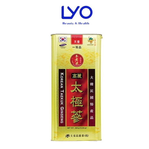 f117 - Thái cực sâm củ khô Daedong Korea Ginseng Hàn Quốc Thiên sâm 300g (10 củ) LYO