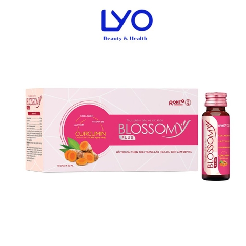 e853 - Nước uống Bảo Vệ Sức Khỏe Blossomy Rohto 50ml - Lốc 10 chai hoặc Lốc 3 chai LYO