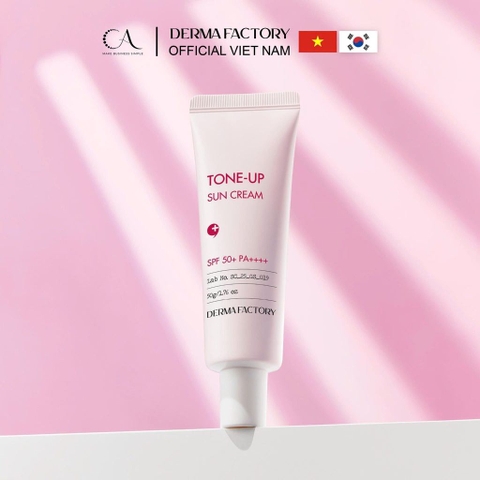 f099 - Kem chống nắng nâng tone và kiềm dầu Derma Factory Tone Up Sun Cream 50ml SPF50+/PA++++ LYO