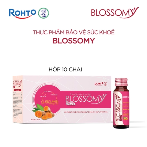 e853 - Nước uống Bảo Vệ Sức Khỏe Blossomy Rohto 50ml - Lốc 10 chai hoặc Lốc 3 chai LYO