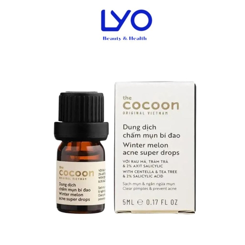 f180 - Dung Dịch Chấm Mụn Bí Đao Cocoon Thuần Chay Sạch Mụn & Ngăn Ngừa Mụn 5ml LYO