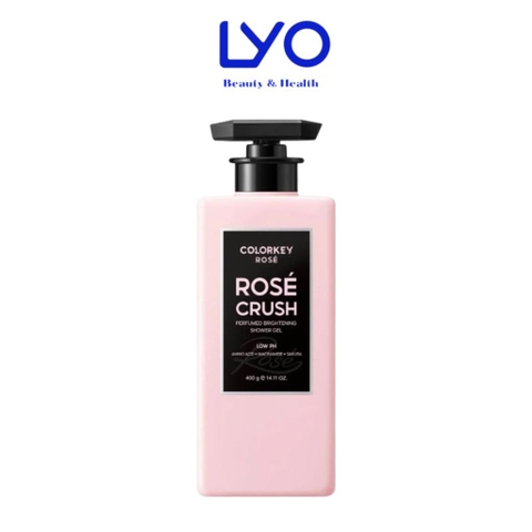f188 - Gel Tắm Hương Hoa Và Trái Cây COLORKEY ROSÉ CRUSH Dưỡng Sáng Da Lưu Hương 6h - 8h 400ml LYO