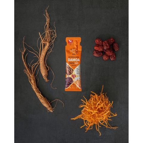 f184 - Nước hồng sâm đông trùng táo đỏ Damoa Achimmadang Hàn Quốc hộp 30 gói x 35g LYO
