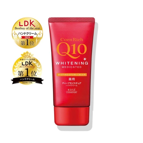 e356 - Kem Dưỡng Da Tay Kose CoenRich Q10 80g Giúp Bảo Vệ Mềm Mịn Da Tay