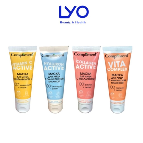 f198 - Mặt nạ Compliment dưỡng ẩm, phục hồi, dưỡng sáng, chống lão hóa da 75ml Hàng Nga LYO