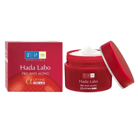 Kem dưỡng ẩm tối ưu Hada Labo Advanced Nourish Cream, Perfect White, Pro Aging 50g LYO