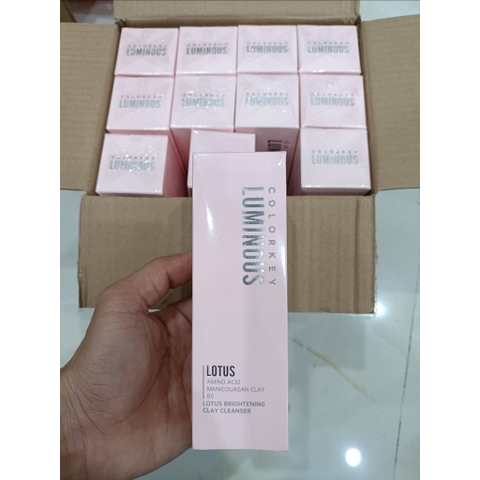 f272 - Sữa Rửa Mặt COLORKEY LUMINOUS Hỗ trợ loại bỏ dầu nhờn, kiềm dầu, không gây khô da 100g LYO