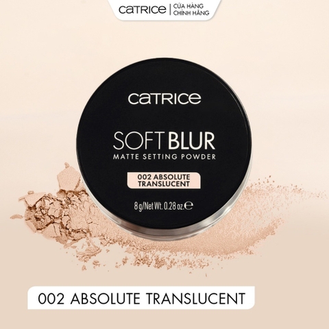 f230 - Phấn phủ mỏng nhẹ kiềm dầu Catrice Soft Blur Matte Setting Powder 8g LYO
