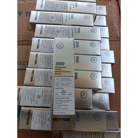f285 - Tinh chất vi gai dưỡng sáng 300 Exosome Ionic Brightening Shot PS. PRETTYSKIN. LYO