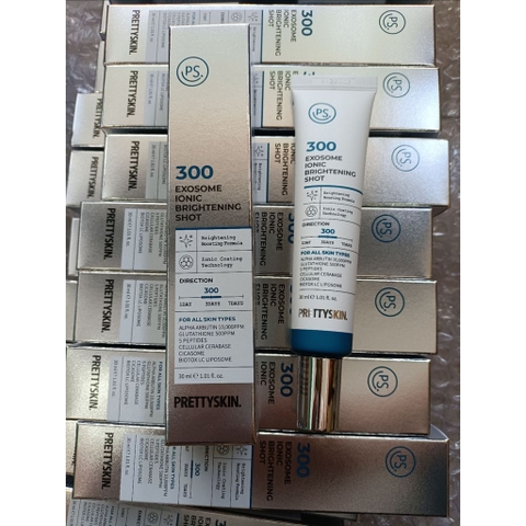f285 - Tinh chất vi gai dưỡng sáng 300 Exosome Ionic Brightening Shot PS. PRETTYSKIN. LYO