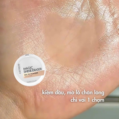 f232 - Phấn Phủ Dạng Gel Catrice Magic Shine Eraser Gel To Powder Mattifying Kiềm Dầu 10g LYO
