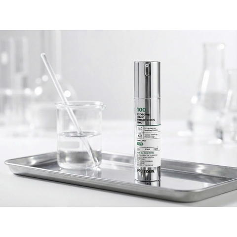 f284 - Tinh chất Vi gai cấy sáng Prettyskin 100 Exosome Ionic Brightening Shot 30ml - 50ml LYO