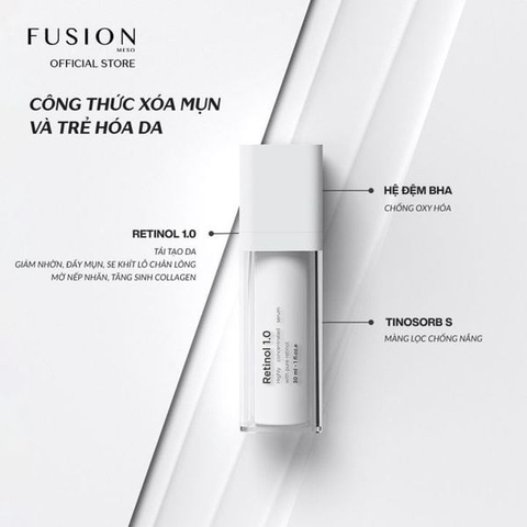 e531 - Tinh chất giảm mụn, chống lão hóa Retinol 1.0 Fusion 30ml LYO