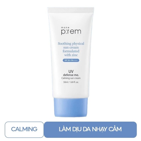 e326 - Kem Chống Nắng Make P:rem UV Defense Me Nâng Tone Dịu Nhẹ SPF50+ (50ml/tuýp) LYO
