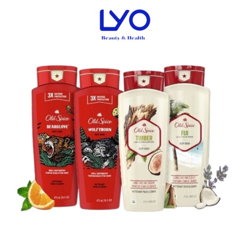 f325 - Sữa Tắm Nam Old Spice Nhiều Mùi Hương 473ml