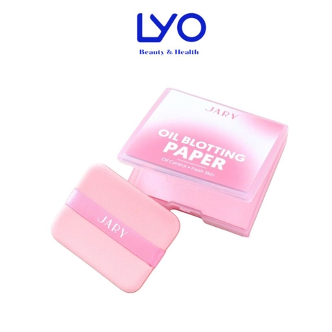 f322 - Giấy Thấm Dầu Jary Oil Blotting Paper Kiểm Soát Dầu Da Khô Thoáng (100 tờ /1 hộp) LYO
