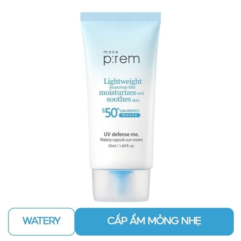 e326 - Kem Chống Nắng Make P:rem UV Defense Me Nâng Tone Dịu Nhẹ SPF50+ (50ml/tuýp) LYO