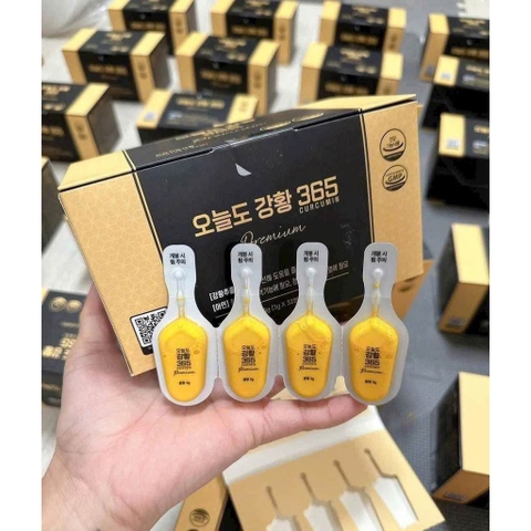 e727 - Tinh chất nghệ Nano Curcumin 365 Hàn Quốc giảm thâm nám hộp 32 ống LYO