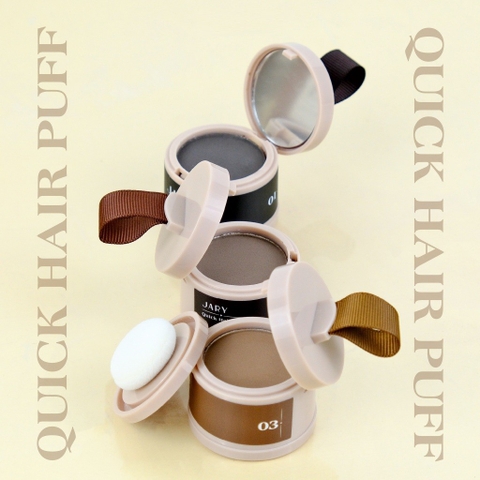 f048 - Phấn Chấm Hói Tóc Jary Quick Hair Puff Che Khuyết Điểm Phủ Hói Chân Tóc 4g LYO