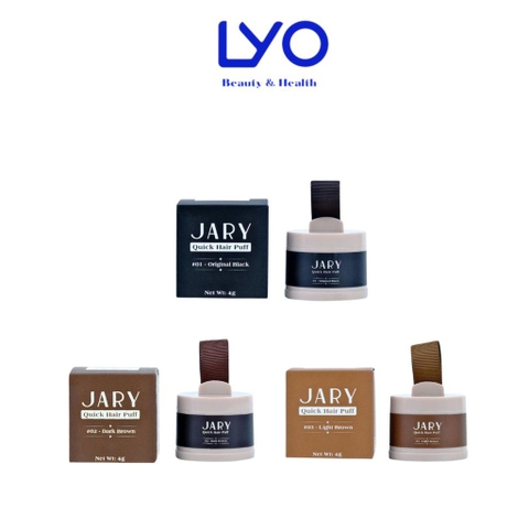 f048 - Phấn Chấm Hói Tóc Jary Quick Hair Puff Che Khuyết Điểm Phủ Hói Chân Tóc 4g LYO