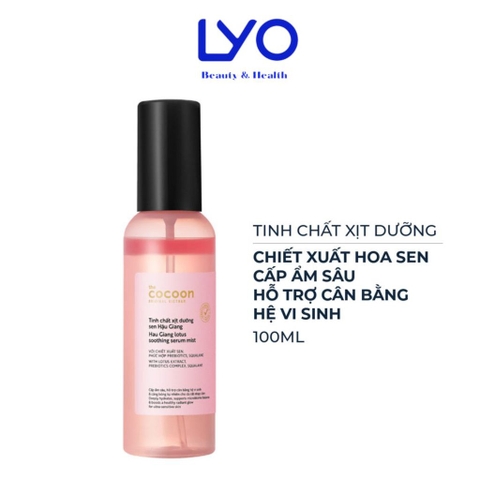 f083 - Tinh Chất Xịt Dưỡng Cocoon Sen Hậu Giang 100ml Hau Giang Lotus Soothing Serum Mist LYO