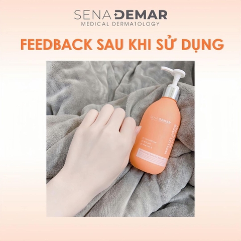 Kem Dưỡng Thể Nâng Tone Da SenaDemar 10x White Body Lotion Giúp Da Sáng Mịn & Đều Màu Hàn Quốc 300ml