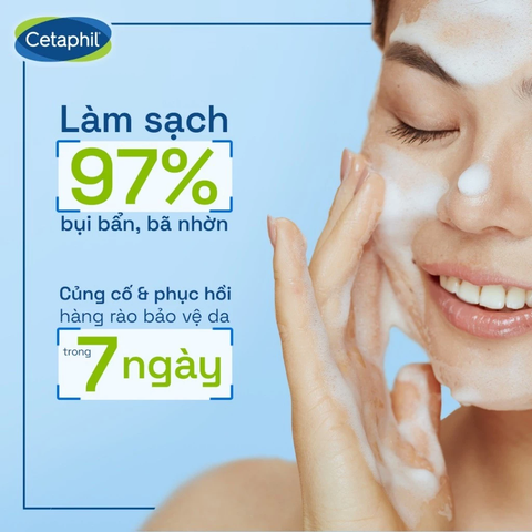 Sữa rửa mặt CETAPHIL Hydrating Foaming dành cho da khô, da thường, da nhạy cảm