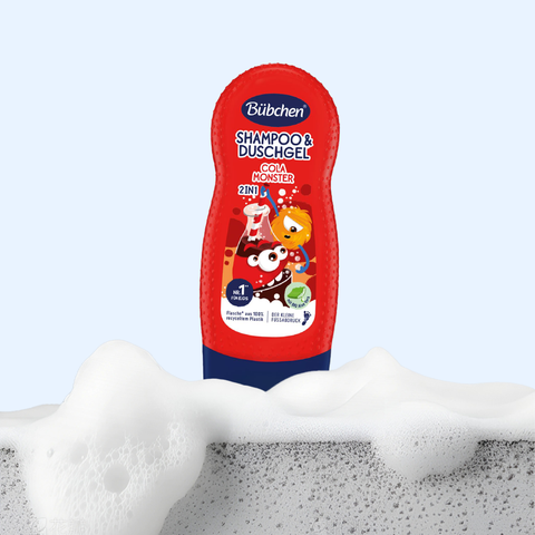 Gel Tắm Gội 2in1 Hương Cola The Bübchen Cola Monster Cho Bé 230ml