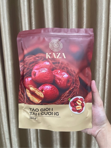 Táo Đỏ Tân Cương - Táo Kẹp Sữa Lạc Đà - Táo Giòn - Táo Hạnh Nhân Kaza Tốt Cho Tim Mạch, Cải Thiện Giấc Ngủ Túi 1kg (Hàng Công Ty)