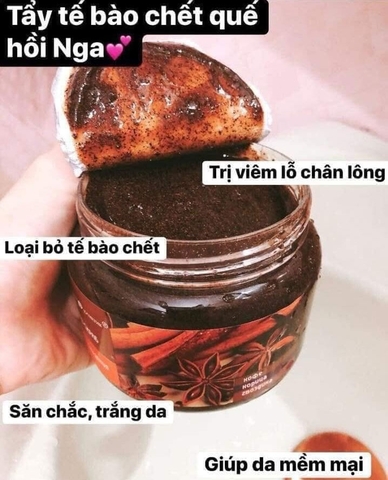 d719 - Tẩy Da Chết Quế Hồi 380g / Tẩy Da Chết Cafe Cho Mặt Của Nga 150g