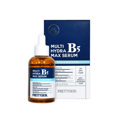e708 - Pretty Skin - Combo 2 sp Serum Hydra B5 Max Serum (xanh Nhạt Và Xanh đậm) Phục Hồi Dưỡng Trắng Dành Cho Da Dầu Mụn 50ml
