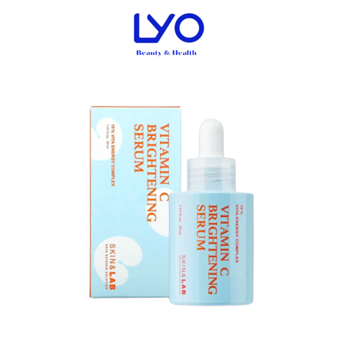 c493 - Tinh Chất Vitamin C Skin&Lab Brightening Serum With 15%  làm sáng căng bóng da 30ml - Hàn Quốc