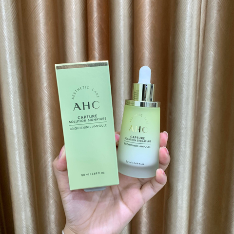 Tinh chất Serum AHC Capture Solution Signature Ampoule 50ml mẫu mới 2022 ( Xanh dương, xanh lá, đỏ )