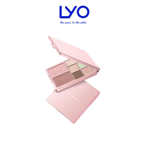 e964 - Bảng Phấn Mắt Colorkey 7 Ô Màu Đa Năng Embrace Nature Seven-Shade Makeup Palette