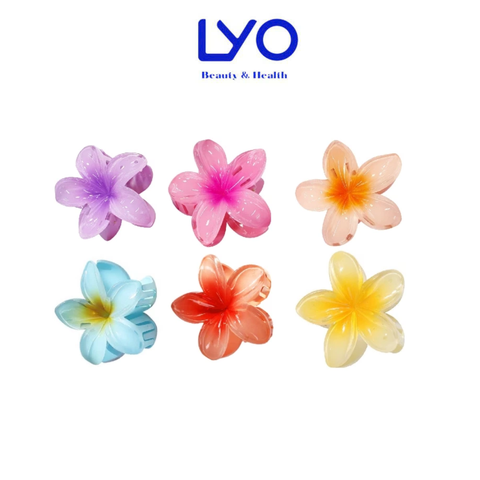 a994 - Kẹp Tóc Hoa Sứ Nhựa Jary Hair Clip - HC2 - HC2.7 - 4CM