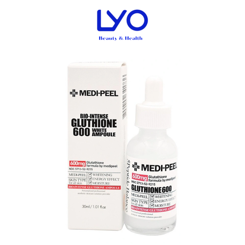 Tinh Chất Dưỡng Trắng Medi-Peel Bio-Intense Glutathione 600 White Ampoule 30ml