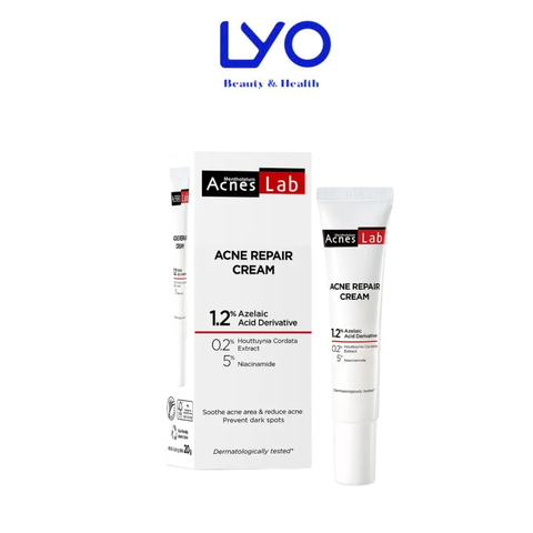 f348 - Kem dưỡng da giảm mụn chuyên sâu Rohto Acnes Lab Acne Repair Cream 20g