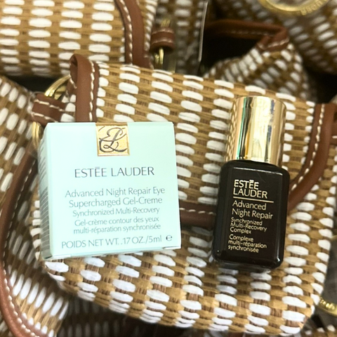 b45 - Estee Lauder - Set kem mắt (có hộp) 5ml + serum 7ml + túi