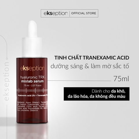 Tinh Chất Serum Dưỡng Ẩm, Làm Sáng Da Ekseption HA + 3% Tranexamic Acid Hyaluronic TRX 75ml