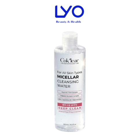f342 - Nước tẩy trang CoK'lear Micellar Cleansing Water 500ml