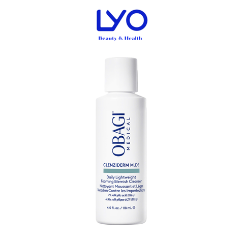 f419 - Sữa rửa mặt cho da dầu mụn Obagi Medical Clenziderm MD 118ml