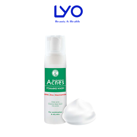 F424 - Dung dịch tạo bọt ngừa mụn ROHTO Acnes Foaming Wash 150ml