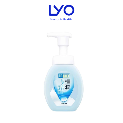 F427 - Bọt rửa mặt dưỡng ẩm ROHTO Hada Labo Gokujyun Moisturizing Foaming Wash 160 ml