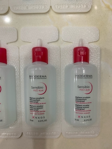 e741 - Bioderma - Tẩy trang mắt môi Sensibio H2O eye 9ml