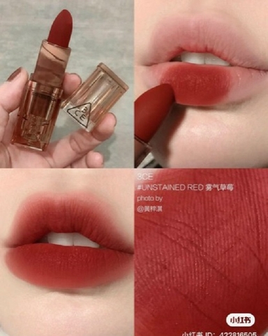 Son Thỏi 3CE Soft Matte Lipstick Version Deep Under More Deep